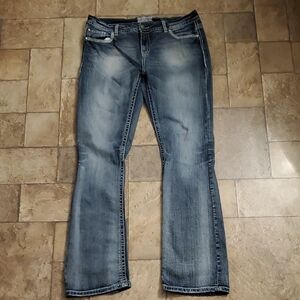 Women's Daytrip Denim Blue Jeans Virgo Bootcut 36XL